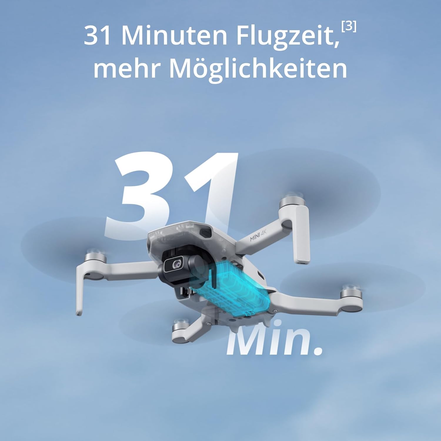 DJI Mini 4K Drohne mit 4K UHD Kamera thumbnail 3