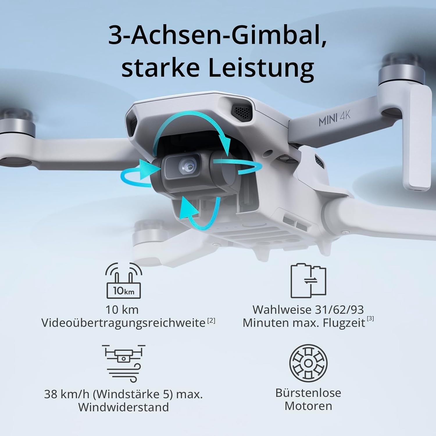 DJI Mini 4K Drohne mit 4K UHD Kamera thumbnail 5