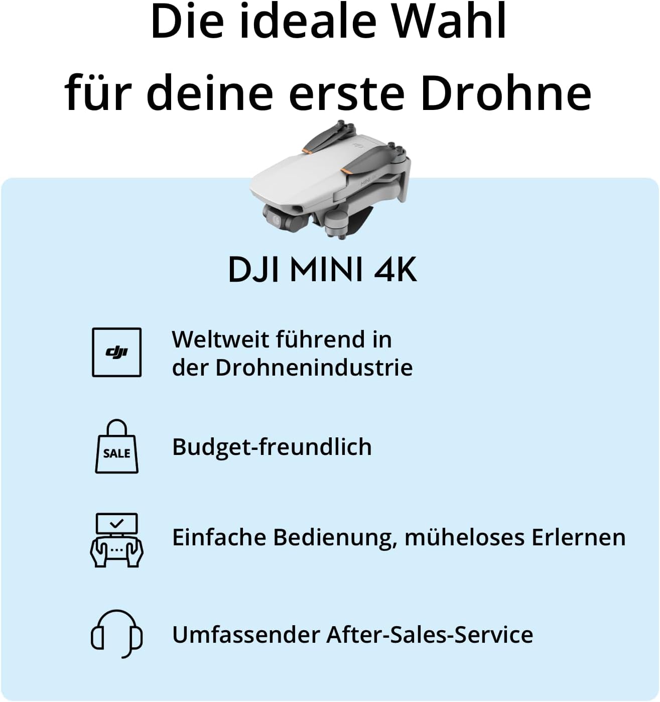 DJI Mini 4K Drohne mit 4K UHD Kamera thumbnail 6