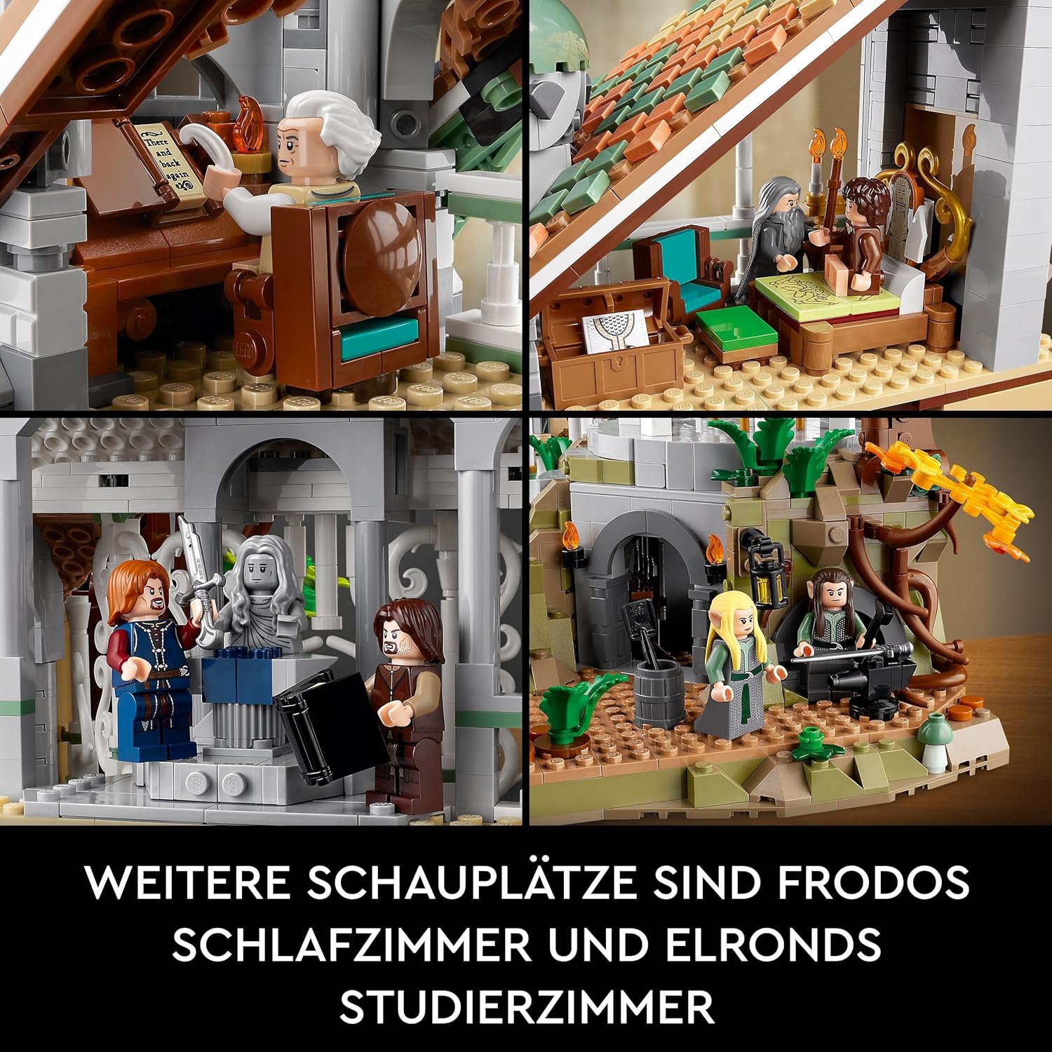 LEGO Herr der Ringe – Rivendell (10316), großes Sammlerset mit 15 Minifiguren. thumbnail 5