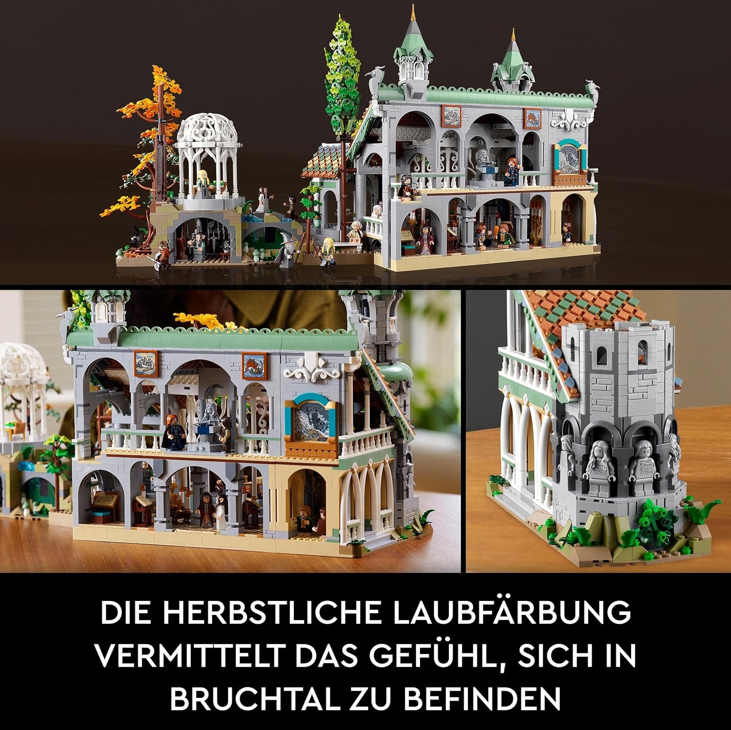 LEGO Herr der Ringe – Rivendell (10316), großes Sammlerset mit 15 Minifiguren. thumbnail 6
