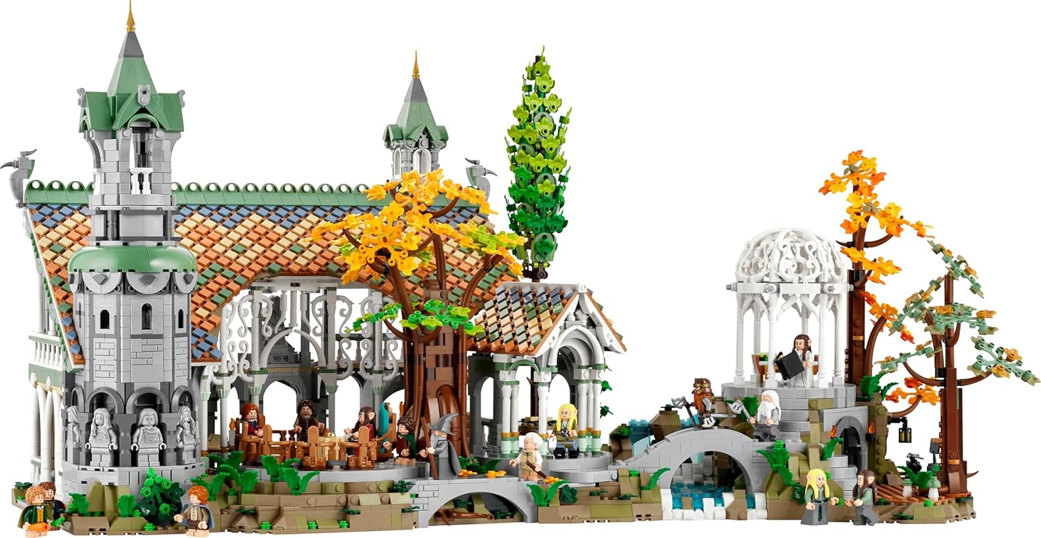 LEGO Herr der Ringe – Rivendell (10316), großes Sammlerset mit 15 Minifiguren. thumbnail 7