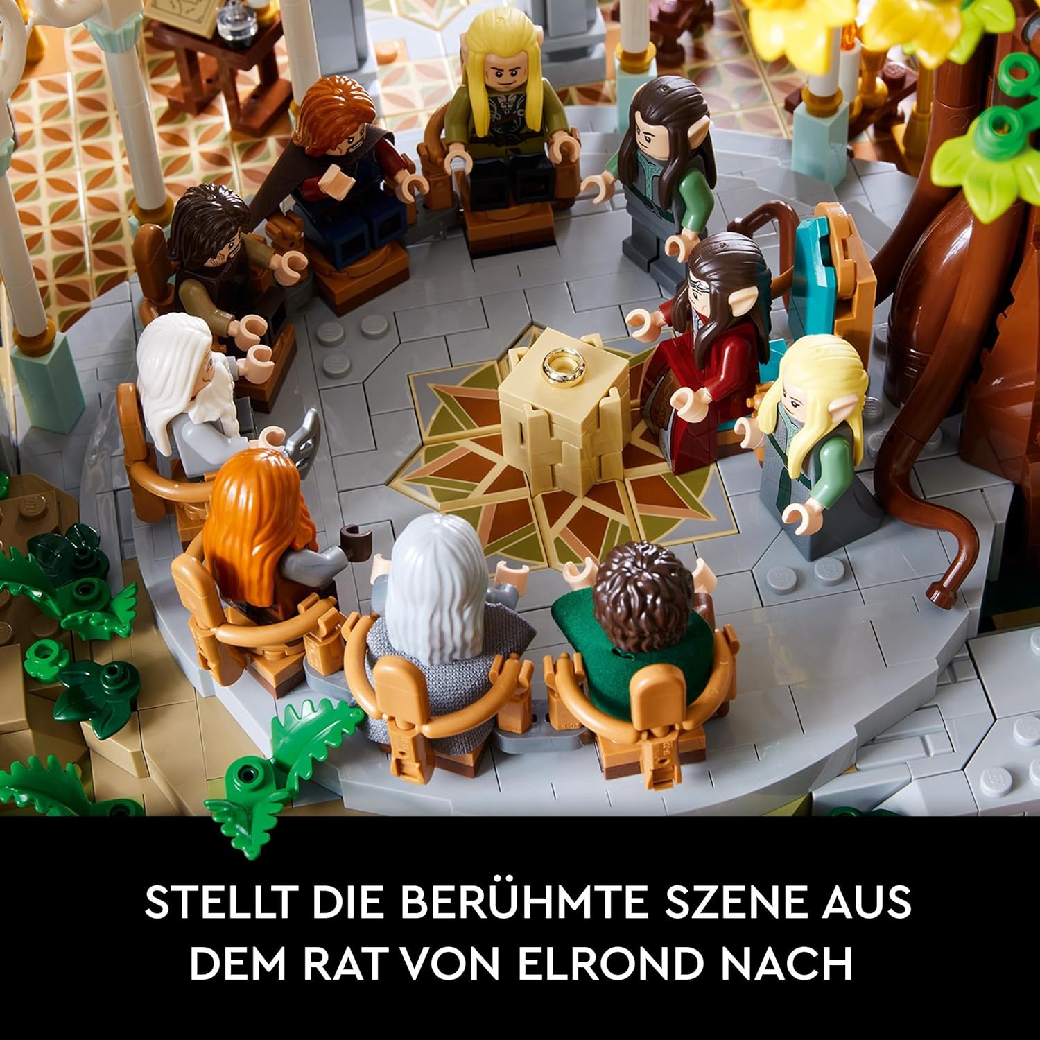 LEGO Herr der Ringe – Rivendell (10316), großes Sammlerset mit 15 Minifiguren. thumbnail 8
